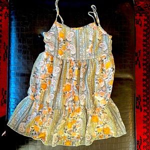 La La Land Creative Co Paisley Stripe Minidress